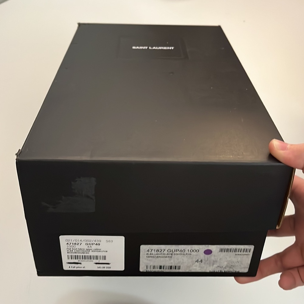 Saint Laurent Distressed Logo Sneaker 11/44 - Picture 7 of 8